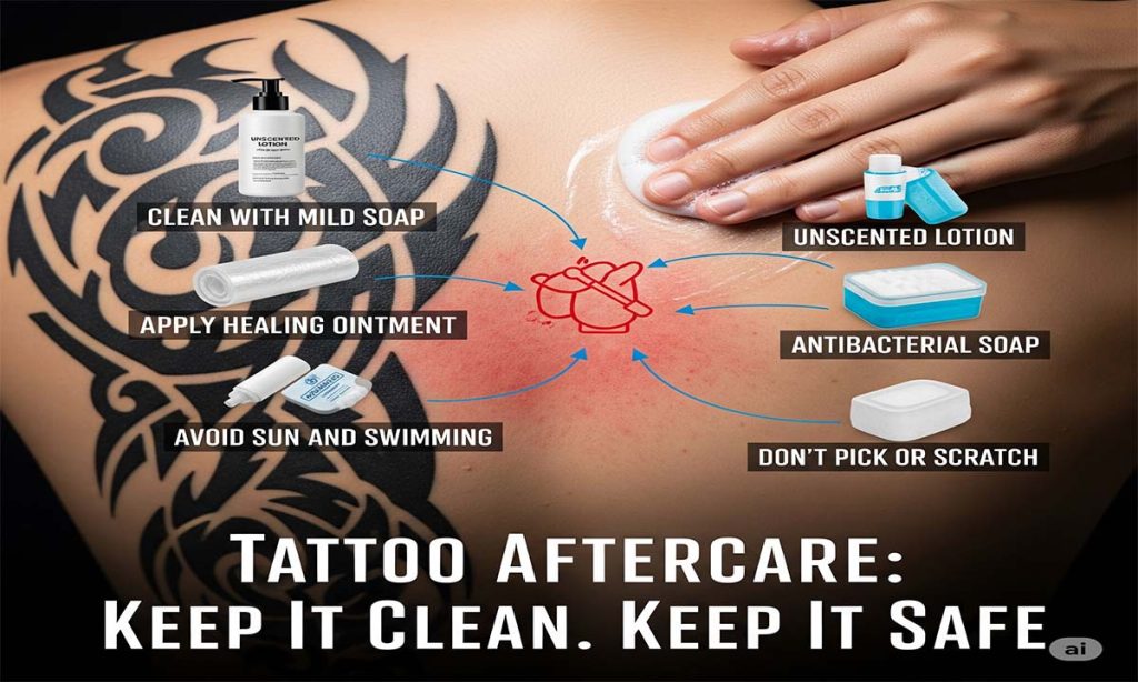 Tattoo Aftercare: How to Take Care of a New Tattoo
