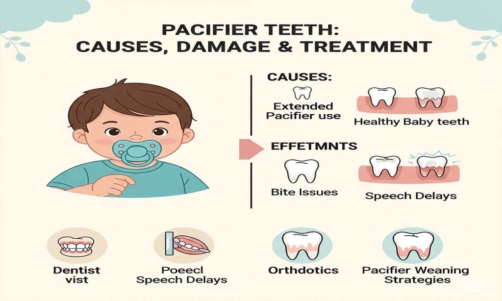 Pacifier Teeth: Causes, Effects, Damage, and Treatment
